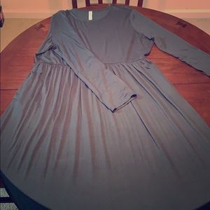 Maxi long sleeve dress